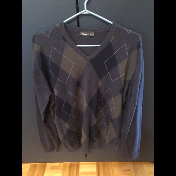 MEXX plaid design sweater size extra large - Picture 4 of 6